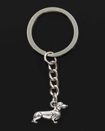 Dachshund Ring Metal Key Chain