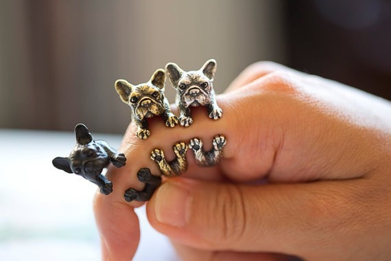 2016-Retro-Animal-Handmade-French-bulldog-ring-Ring-Fashion-Antique-Gold-Silver-Vintage-Adjustable-Rings-for-0