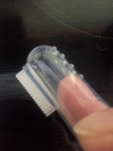 Soft Pet Finger Toothbrush photo review