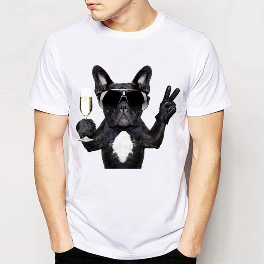 French Bulldog Hip hop style Men's T-Shirt