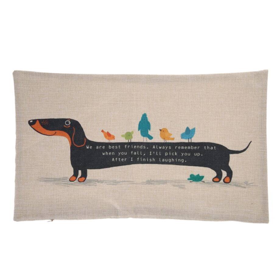 Dachshund Sausage Dog Cushion Cover