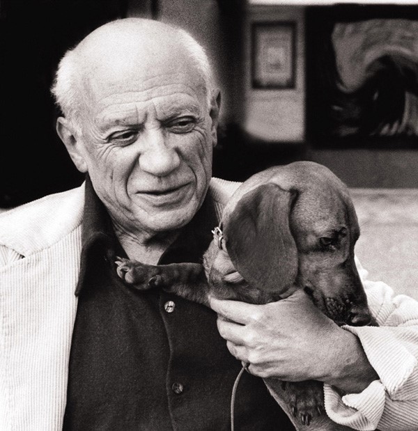 Picasso and Lump Photography by David Douglas Duncan