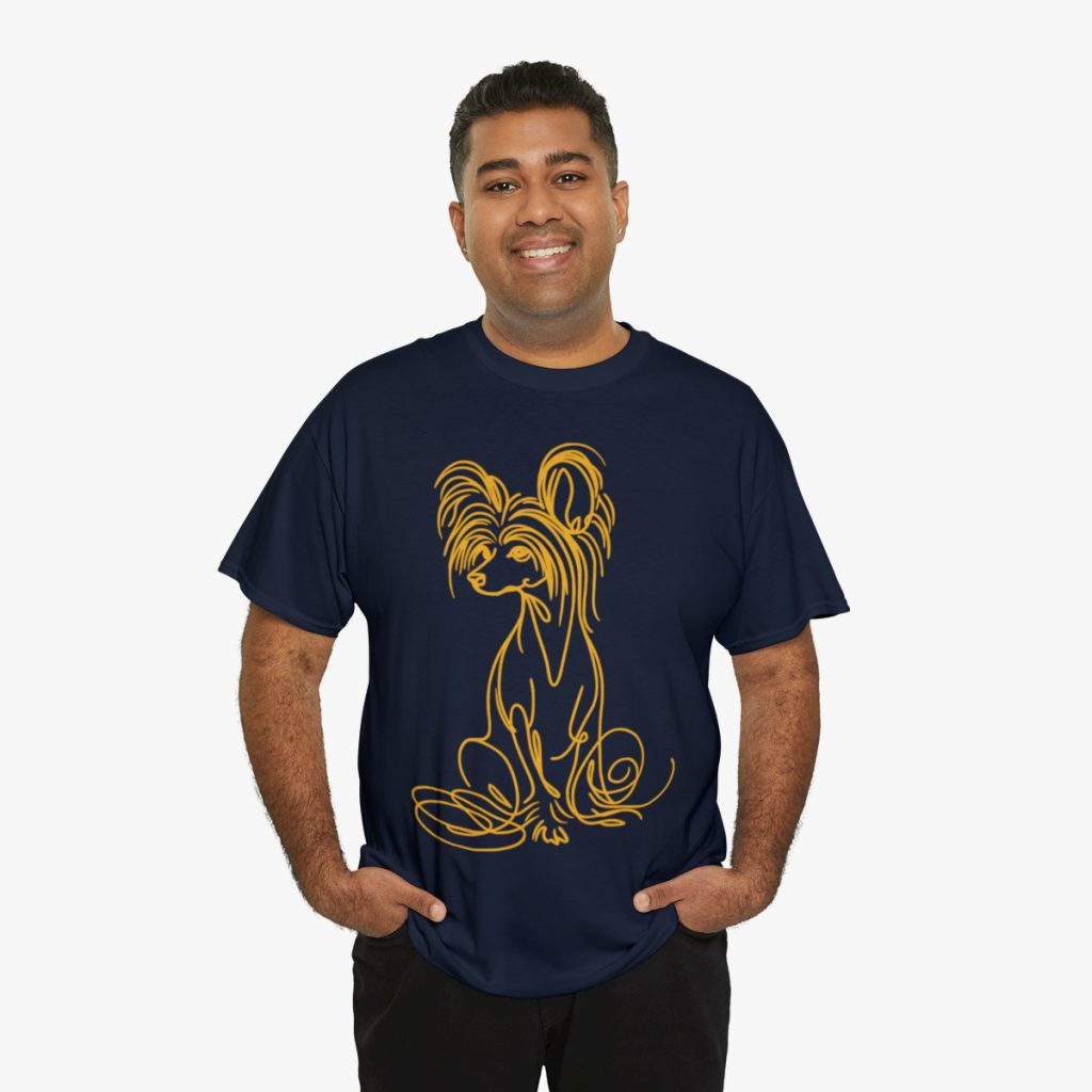 Chinese Crested Dog Unisex Cotton Tee (D03)