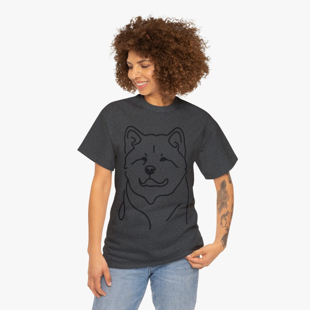 American Akita Unisex Cotton Tee (D02)