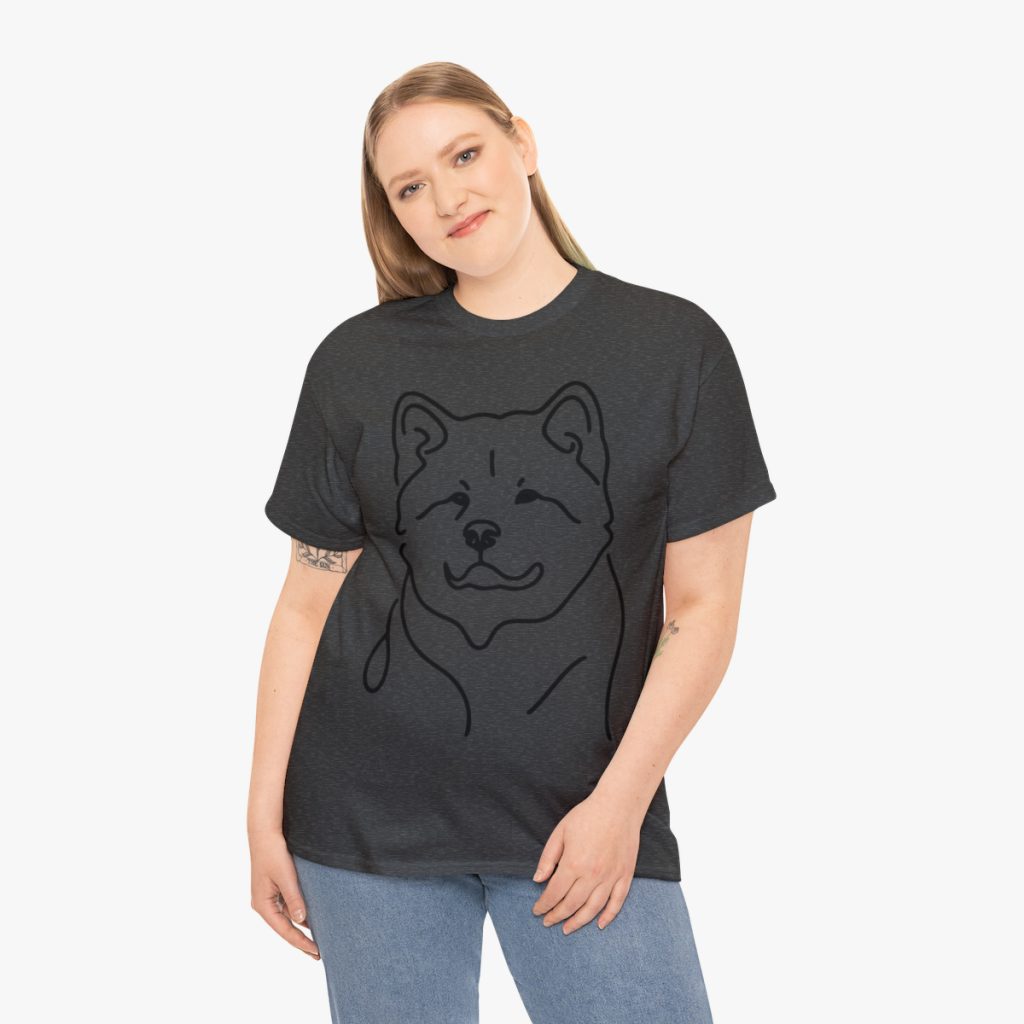 American Akita Unisex Cotton Tee (D02)