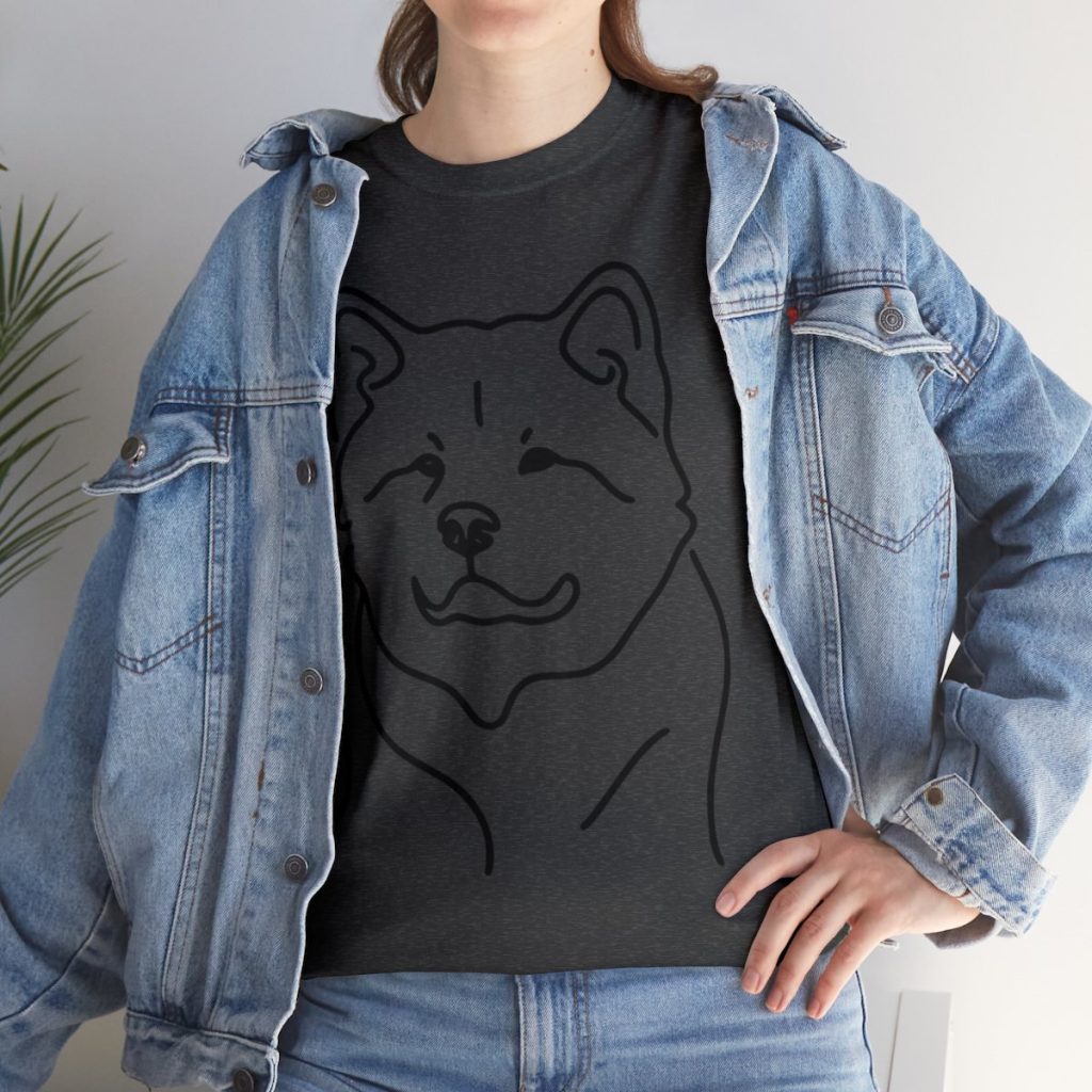 American Akita Unisex Cotton Tee (D02)