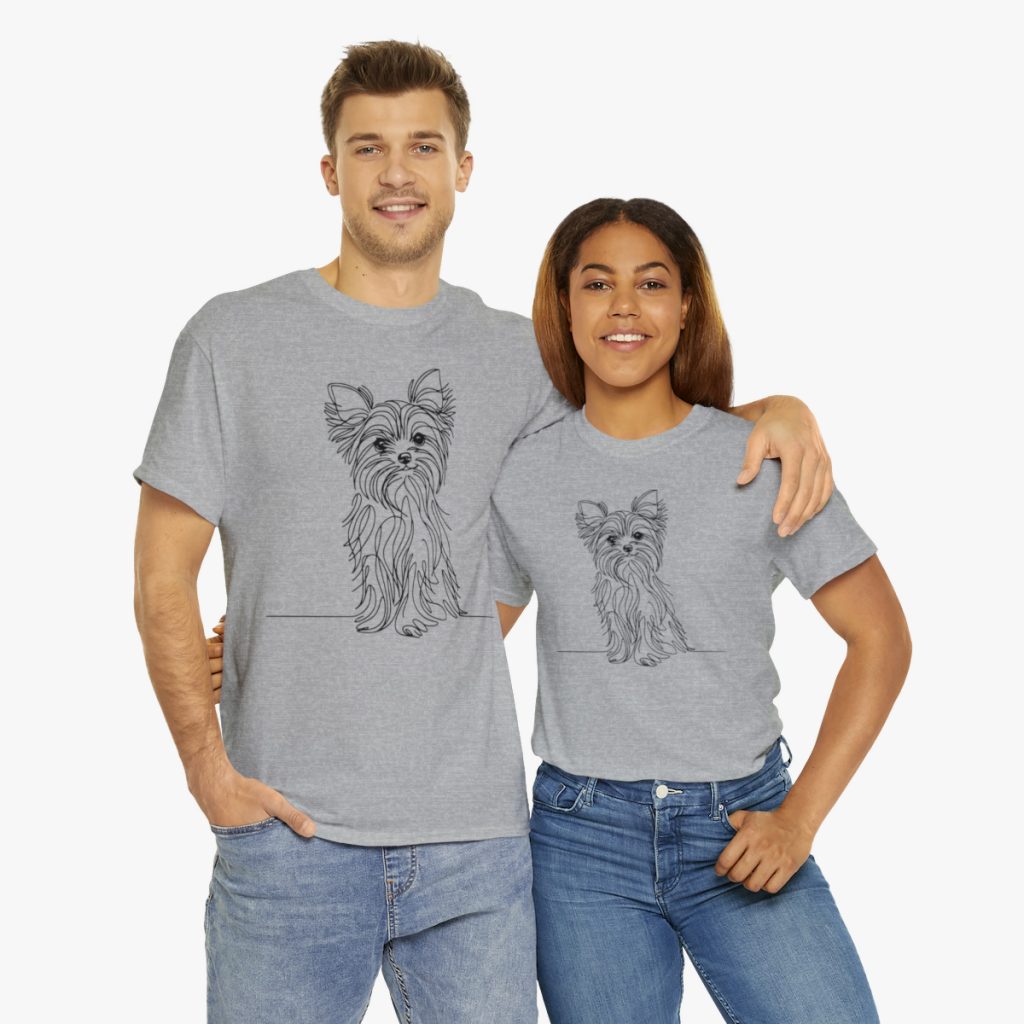 Chorkie Unisex Cotton Tee (D01)