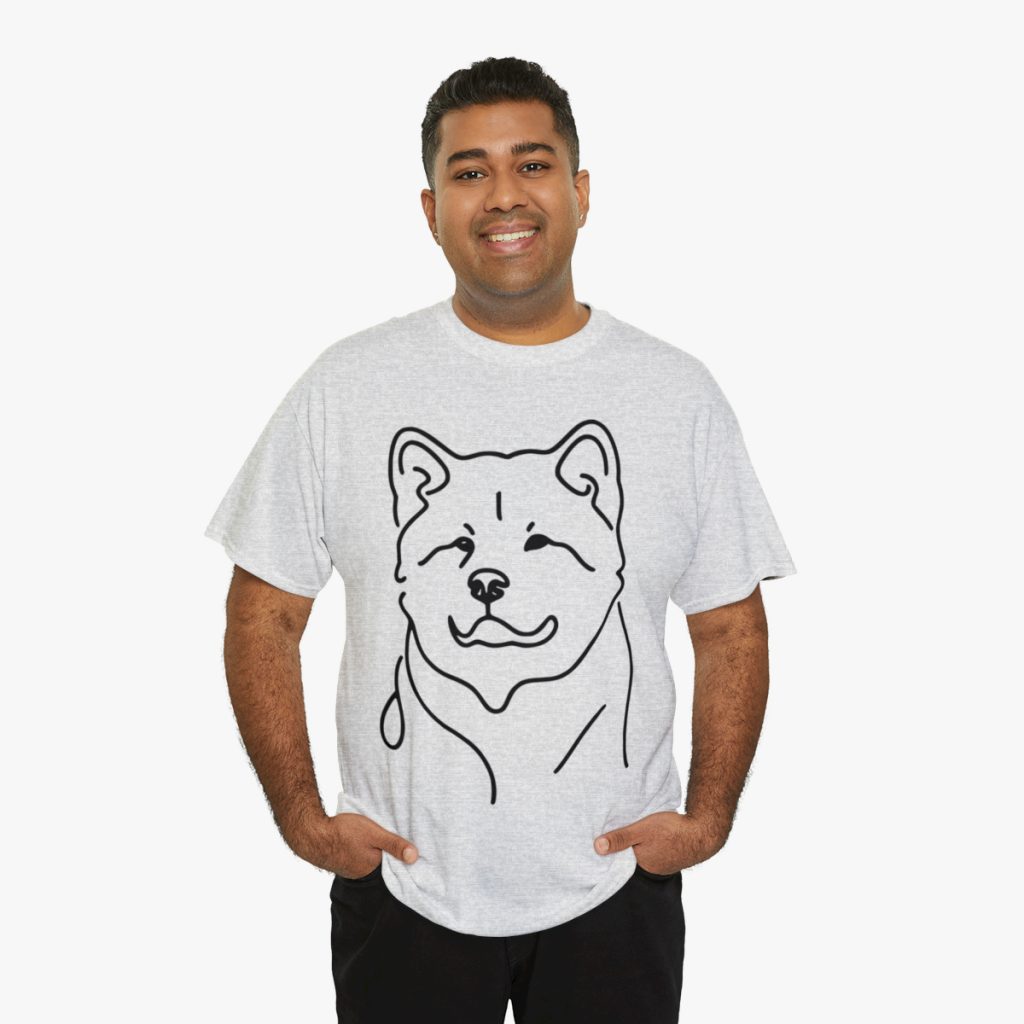 American Akita Unisex Cotton Tee (D02)