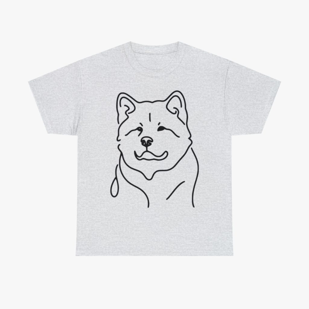 American Akita Unisex Cotton Tee (D02)