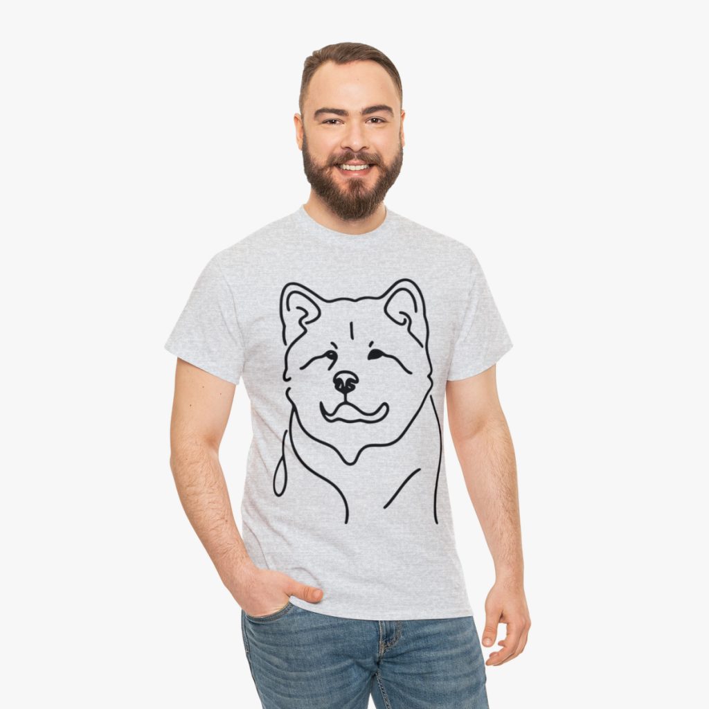 American Akita Unisex Cotton Tee (D02)