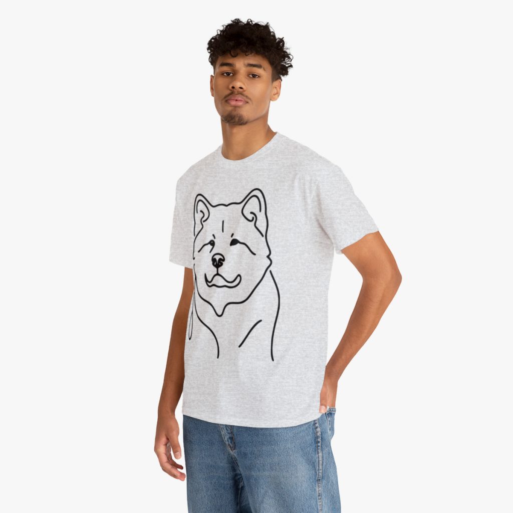 American Akita Unisex Cotton Tee (D02)